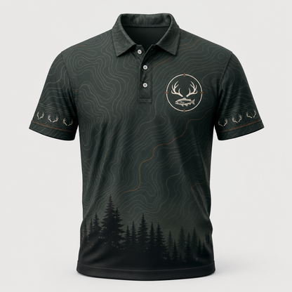 Fishing Solves Problems Hunting Solves The Rest AOP Polo - Polo shirt - All over printed da3a7263-51b0-401b-b6b1-49768714b60e.png