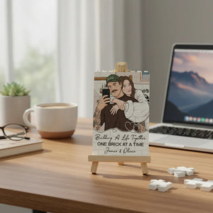 Building A Life Together - Custom Building Block Puzzle