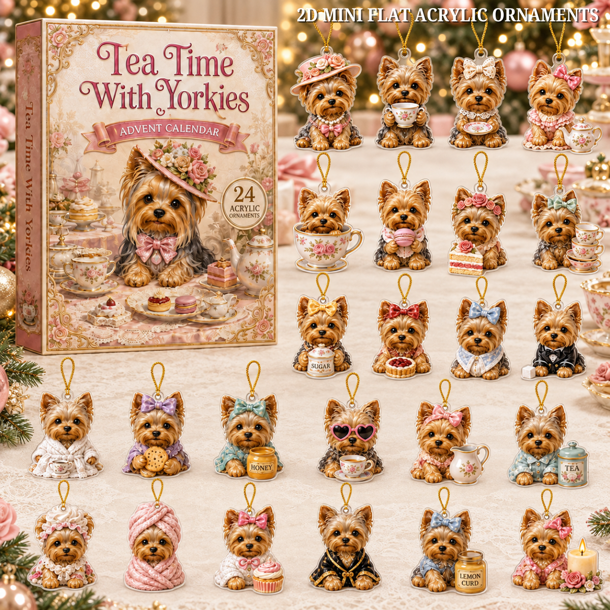Tea Time With Yorkies Advent Calendar 2026 - 24-Day Festive Countdown, Acrylic Charms Blind Box - Gift For Yorkshire Terrier Lovers db2df8bd-1d0a-4ab3-be46-7e0066fb4d7d-tea-time-yorkie-text.png