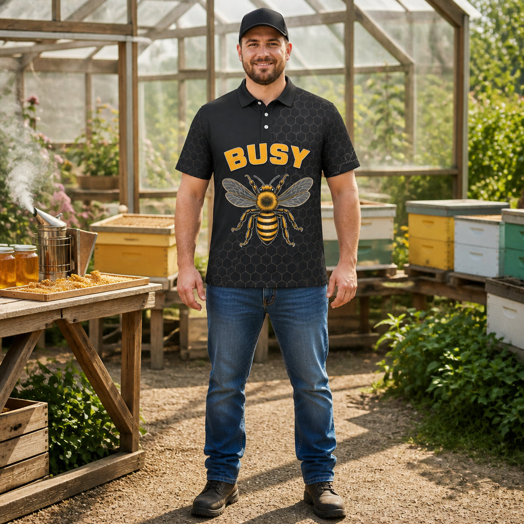 BUSY Bee AOP Polo - Polo shirt - All over printed db910c50-8f8f-4a41-8f2b-a800f4676841.jpg