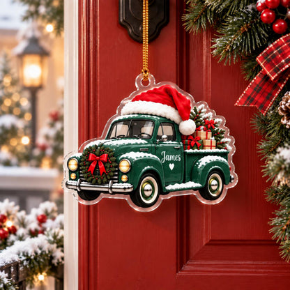 Pickup Truck Christmas Ornament, Acrylic Truck Ornament for Truck Lover, Christmas Gift for Dad Husband Boyfriend, Holiday Car Decor dc02a52c-c5dc-4a74-b666-5cb1f8e22539-3.jpg