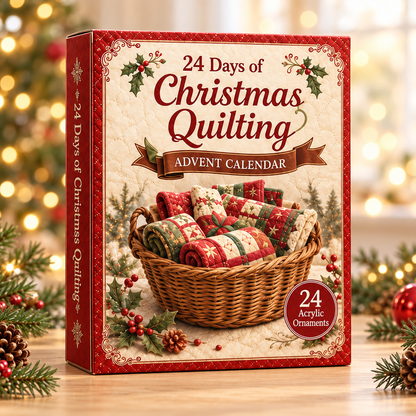 Christmas Quilting Advent Calendar 2026 - 24-Day Festive Countdown, Acrylic Charms Blind Box - Gift For Quilting Collectors dc19ff32-c5db-4ece-8b99-df0ebdc75a85-quilting-box.png
