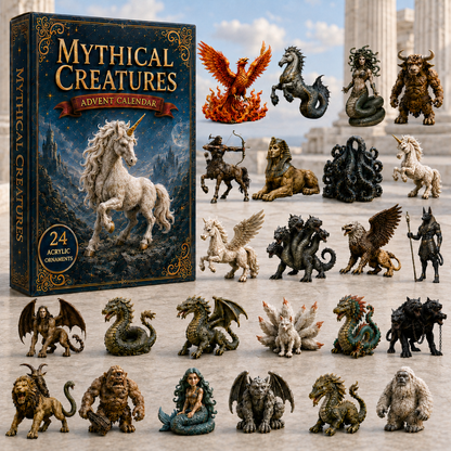 Mythical Creatures Advent Calendar 2026 - 24-Day Festive Countdown, Acrylic Charms Blind Box - Gift For Fantasy Lovers dc35cc7d-0827-4c17-8391-2b254d6822b3-Mythical-Creatures.png