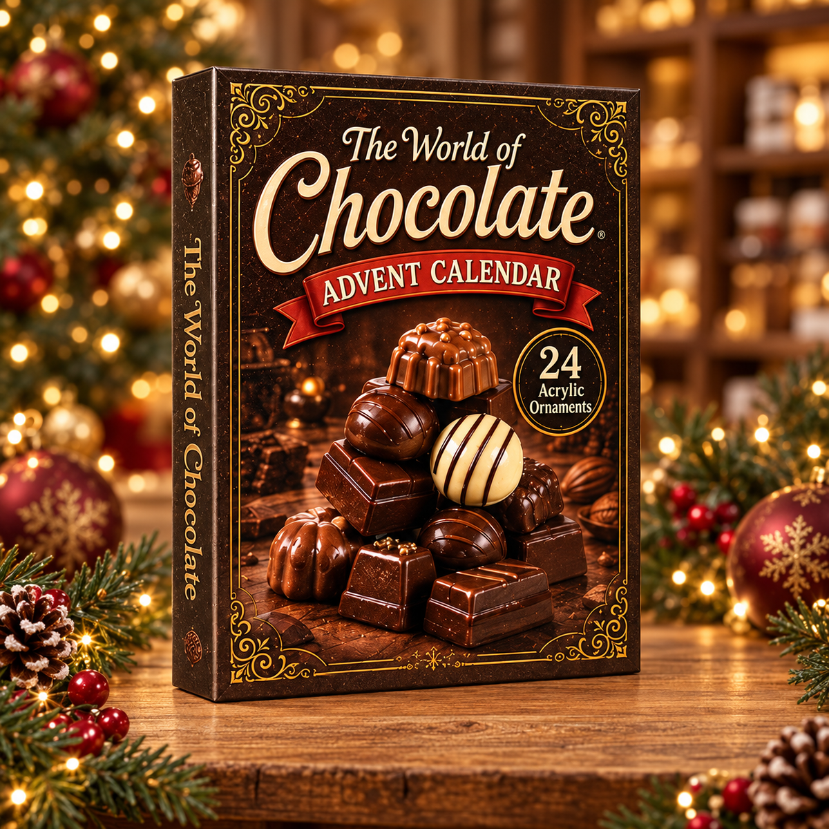 The World of Chocolate Advent Calendar 2026 - 24-Day Festive Countdown, Acrylic Charms Blind Box - Gift For Dessert Lovers dc3e2b96-6315-4b1c-9db5-1be8df78915f-chocolate-box.png