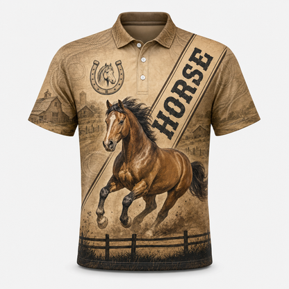 Horse Ranch AOP Polo - Polo shirt - All over printed dc798b87-fe0b-4735-af35-bc28357bf58a.png