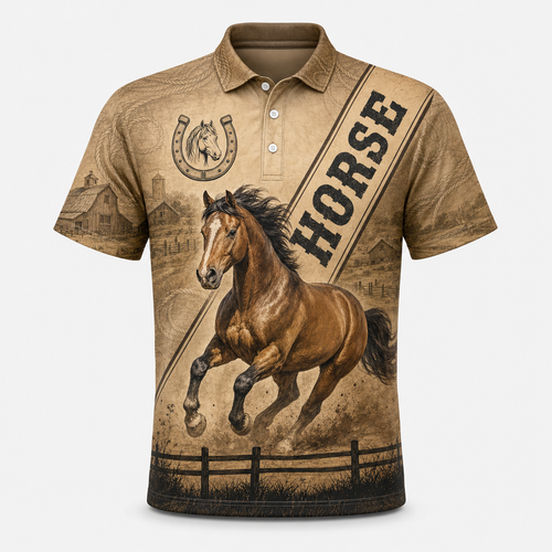 Horse Ranch AOP Polo - Polo shirt - All over printed dc798b87-fe0b-4735-af35-bc28357bf58a.png