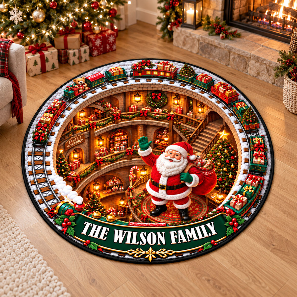 Sweet Holiday Joy Starts Here 3D Illusion Quilted Rug - Personalized Quilted Mat dcab6184-fb0a-4c54-bed2-5bdeb07770a2-1.jpg
