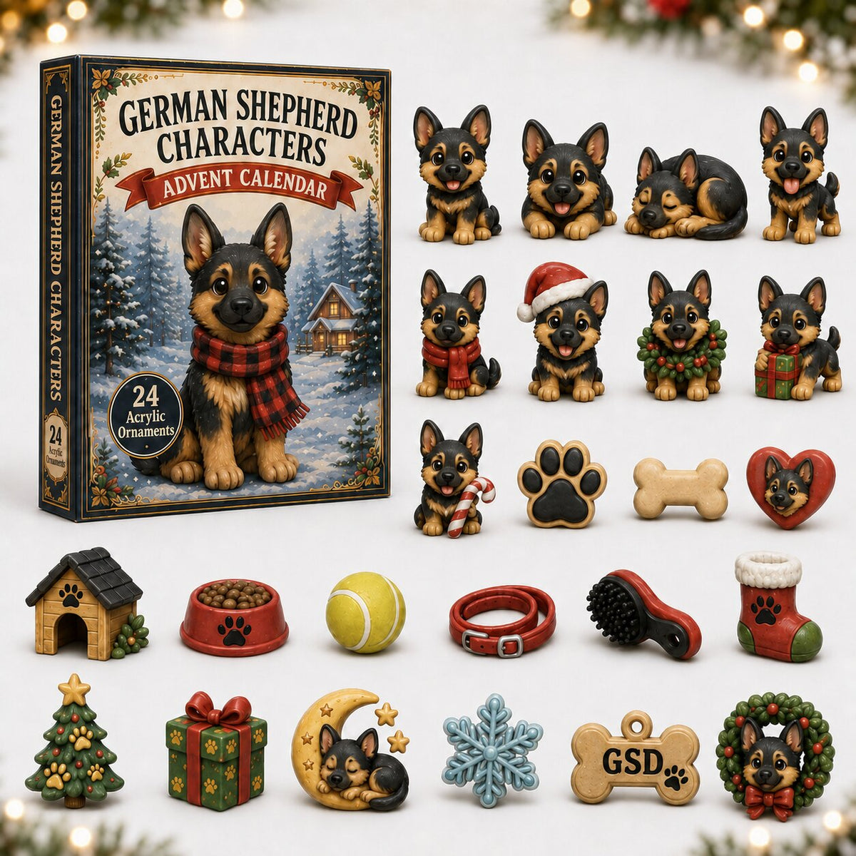 German Shepherd Advent Calendar 2026 - 24-Day Festive Countdown, Acrylic Charms Blind Box - Gift For Dog Lovers dd2f8a41-9d6b-4ed1-b754-8145c8a29d51-german-shepherd.jpg