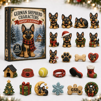 German Shepherd Advent Calendar 2026 - 24-Day Festive Countdown, Acrylic Charms Blind Box - Gift For Dog Lovers dd2f8a41-9d6b-4ed1-b754-8145c8a29d51-german-shepherd.jpg