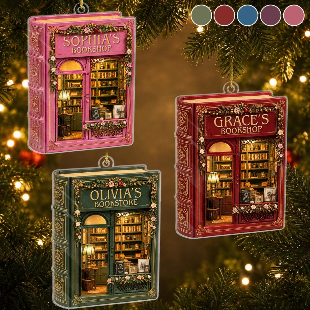 Custom Acrylic Ornament - Personalized Christmas Bookish Gifts For Book Lovers, Bookworms, Readers - Open For Dreamers dd87ab42-bf18-424a-a456-2e47539185cf-banner-2.jpeg