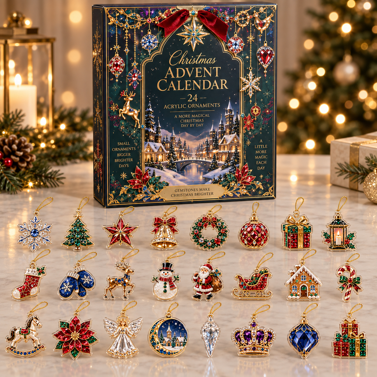 2026 Christmas Advent Calendar with 24 Acrylic Ornaments, Jewel-Inspired Holiday Countdown Calendar, 24 Days of Christmas Mini Keepsake Decorations, Festive Gift for Kids, Adults & Families ddb3b627-920d-460c-8433-241a52bfdc7a-1.png