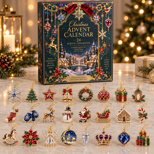 2026 Christmas Advent Calendar with 24 Acrylic Ornaments, Jewel-Inspired Holiday Countdown Calendar, 24 Days of Christmas Mini Keepsake Decorations, Festive Gift for Kids, Adults & Families ddb3b627-920d-460c-8433-241a52bfdc7a-1.png
