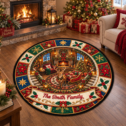 Holiday Party Lovers 3D Illusion Quilted Rug - Personalized Quilted Mat ddb5e711-37d1-4c42-b080-a0948faec26a-4.jpg