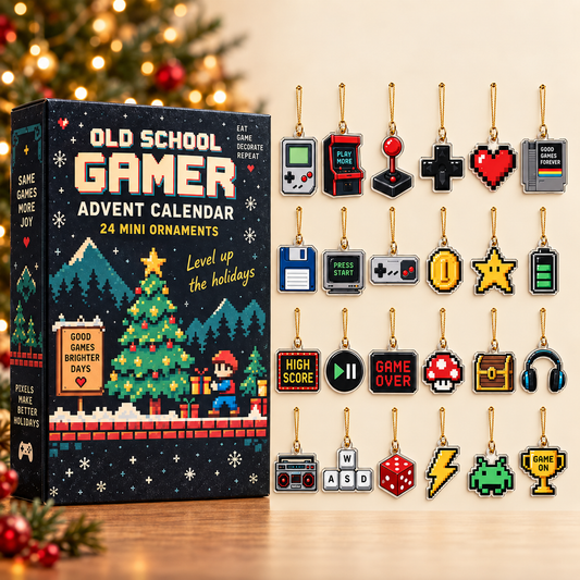 Old School Gamer Advent Calendar – 24 Mini Acrylic Gaming Ornaments, Retro Video Game Christmas Countdown Gift For Gamers ddfb1d9d-0822-4ba4-b77d-95e7955124f6--1.png