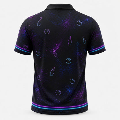 Personalized Strike Like a Cobra Bowling Polo Shirt – Custom Name, All-Over Print