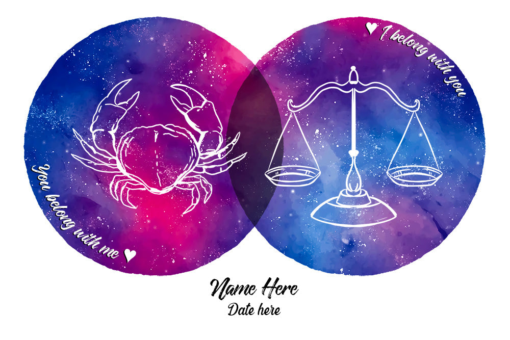Zodiac I Belong With You Personalize Mug Gift For Couple demo3.jpg