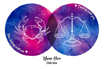 Zodiac I Belong With You Personalize Mug Gift For Couple demo3.jpg