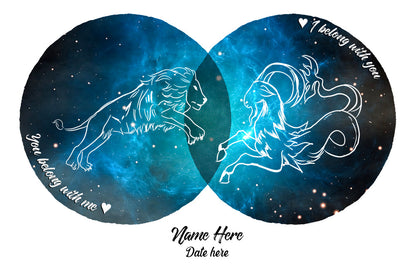 Zodiac I Belong With You Personalize Mug Gift For Couple demo6.jpg