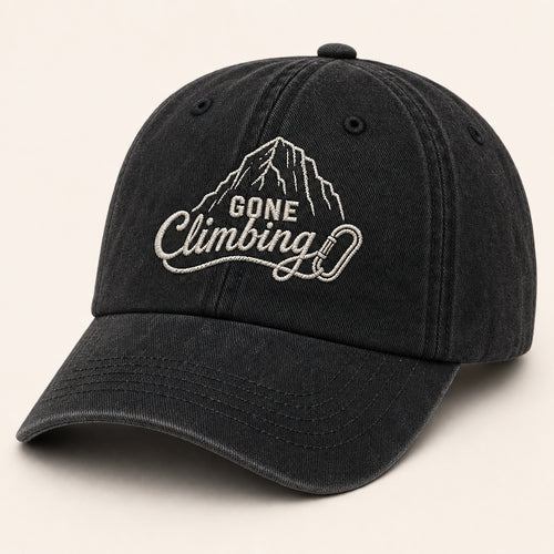 Gone Climbing Embroidered Dad Cap - Hero