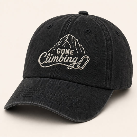 Gone Climbing Embroidered Dad Cap - Hero