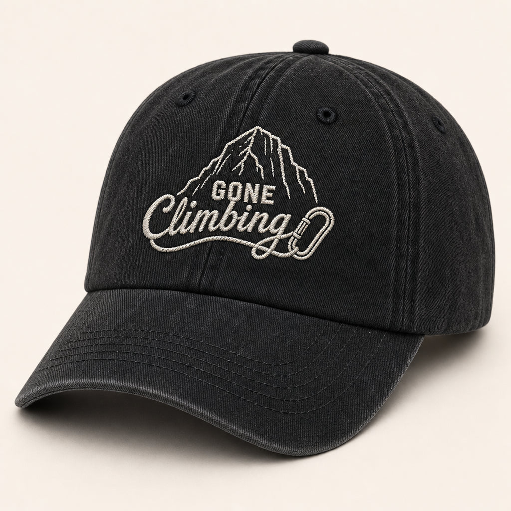 Gone Climbing Embroidered Dad Cap - Hero