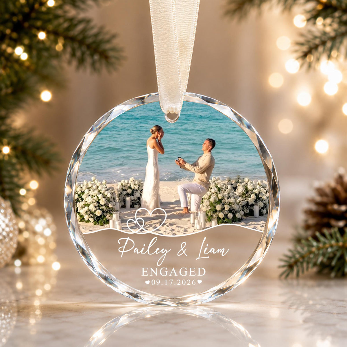 Custom Engagement Photo Ornament, Engagement Ornament, Couple Photo Engaged Ornament, Marriage Proposal Gift,Wedding Newlywed Photo Keepsake dfa05e1a-32d2-4b0c-9ab7-d46e133dee01-2.jpg