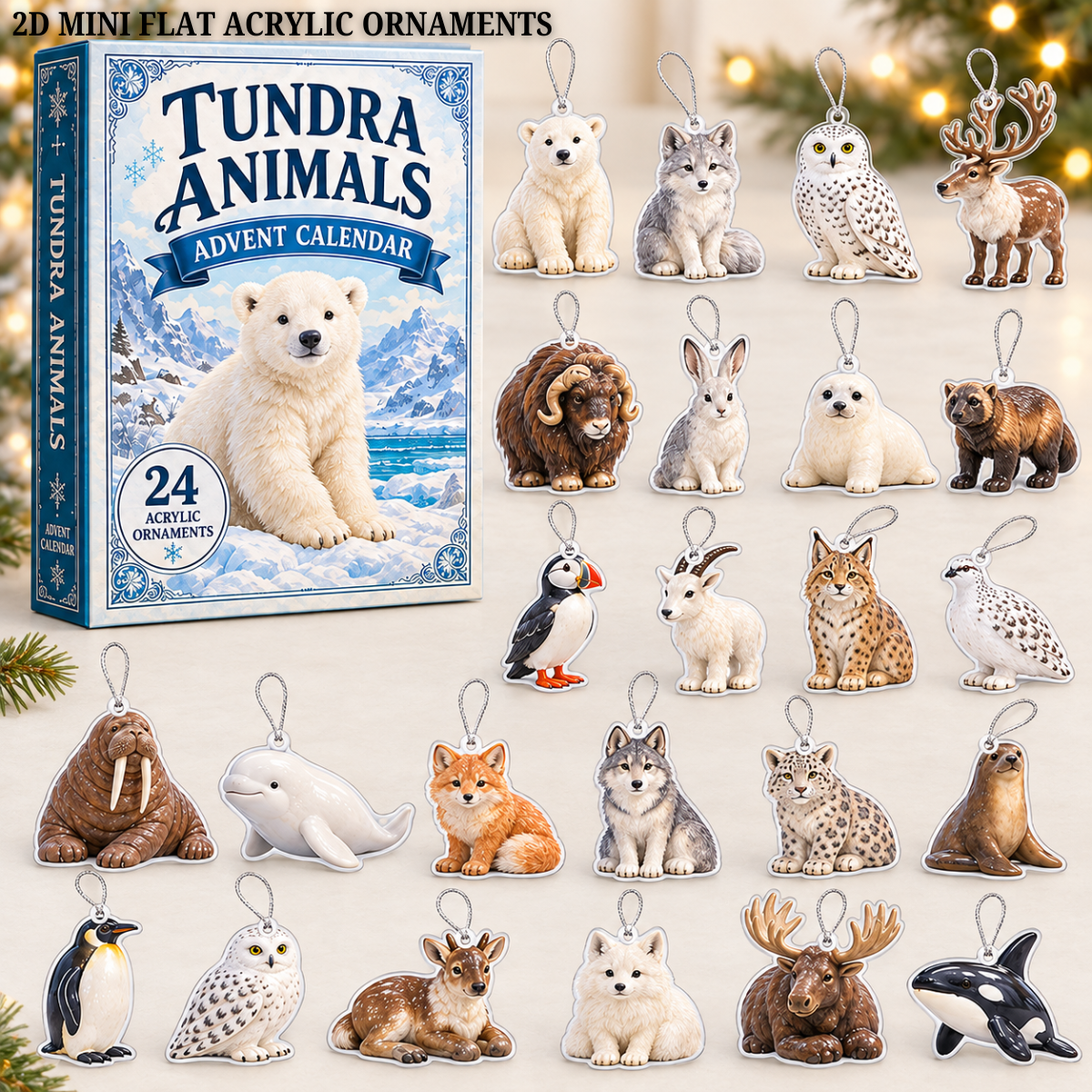 Tundra Animals World Advent Calendar 2026 - 24-Day Festive Countdown, Acrylic Charms Blind Box - Gift For Animal Lovers dfd66818-8ff4-4879-ba66-6b899b3b84d6-tundra-text.png