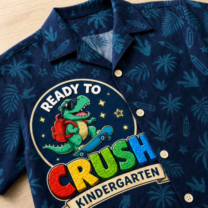 Ready to Crush Kindergarten Dino – Kids Hawaiian AOP - Hawaiian Kids Shirt - AOP dfdebe5c-8fac-4be0-9f38-ff1234a8a5d0.jpg