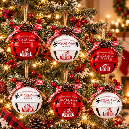 Personalized Our First Home Christmas Jingle Bell Ornament, Xmas Decor Gift, Holiday Keepsake dffbdf6e-8417-47bb-b238-5768d54259fc-10.jpg