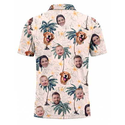 Custom Face Pickleball Polo Pickleball Shirt