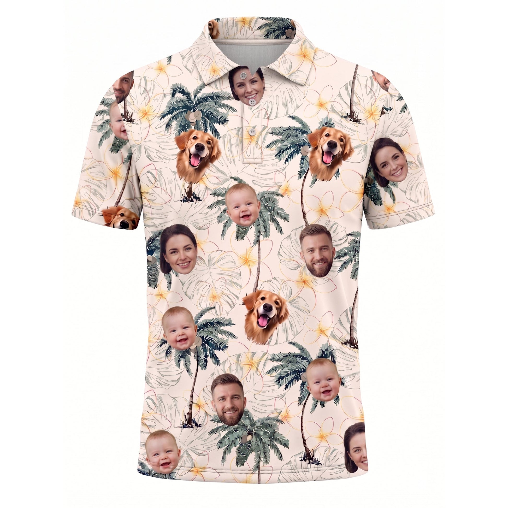 Custom Face Pickleball Polo Pickleball Shirt
