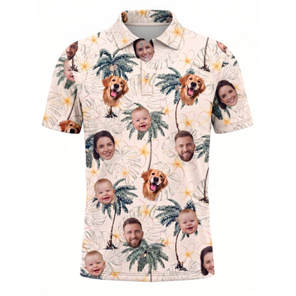Custom Face Pickleball Polo Pickleball Shirt