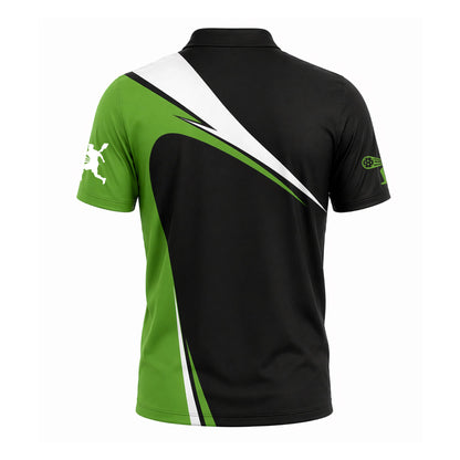 Custom Neon Pickleball Polo Shirt