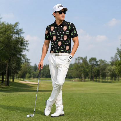 Custom Face Golf Pattern Men's Polo Black download_ff891f53-0b9b-4c4d-81bf-2732be85a7f5.jpg