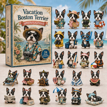 Vacation Boston Terrier Advent Calendar 2026 - 24-Day Festive Countdown, Acrylic Charms Blind Box - Gift For Boston Terrier Lovers e0b90e9b-0367-4a7a-9891-ba58e4617022-boston-terrier.jpg
