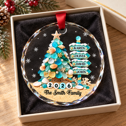 Frosted Family Signpost - Personalized Glass Ornament - Christmas Gift For Family e0f10e8e-4c19-45e6-b75d-7a1c367a5724-banner-6.png