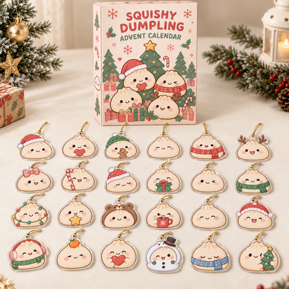 Squishy Dumpling Advent Calendar 2026 – 24-Day Cute Flat Acrylic Ornament Countdown Box, Kawaii Christmas Gift for Dumpling Lovers e1159819-6012-4bb8-921a-a457107861ea-box-charms.png