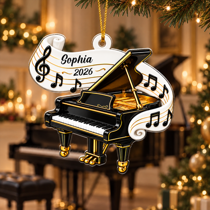 Classic Music Instrument Gift For Band Student, Music Teacher - Personalized Ornament e1860388-ff40-4312-b631-0235f71380ab-2.png