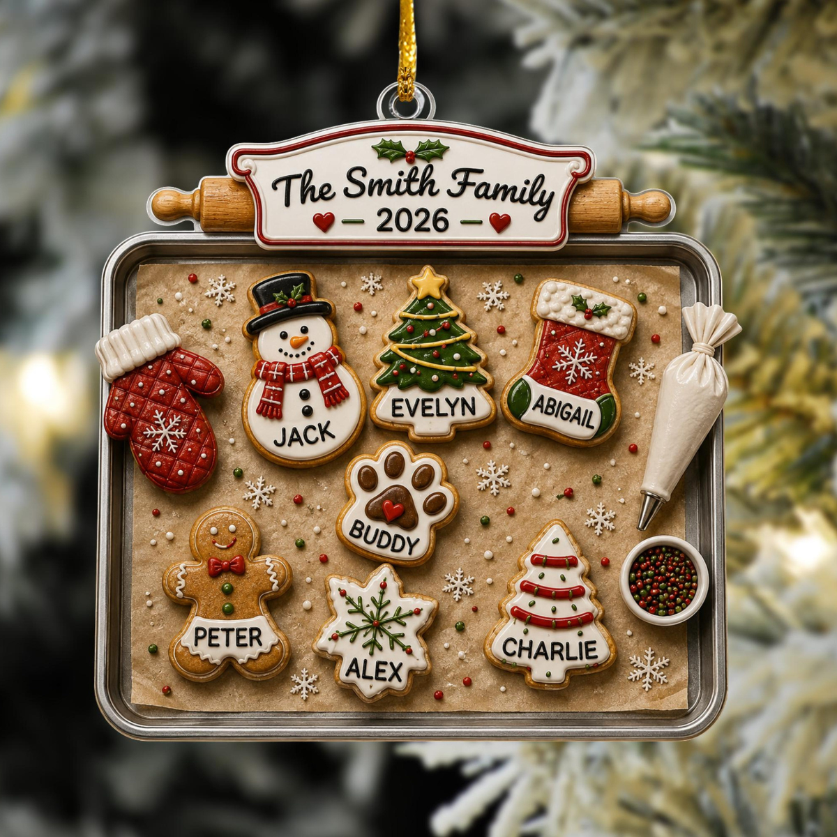 Personalized Family Gingerbread Christmas Ornament 2026, Custom Gingerbread Cookie Ornament with Pets Names, Family Holiday Keepsake Gifts e1e500c8-4a3a-4b9b-b9f8-4b1b484ee567-3.png