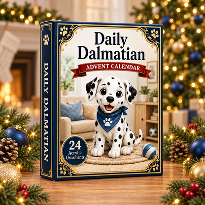 Daily Dalmatian Advent Calendar 2026 - 24-Day Festive Countdown, Acrylic Charms Blind Box - Gift For Dog Lovers e288b694-e60e-4c51-b0ab-34d063a81e98-dalmatian-box.png