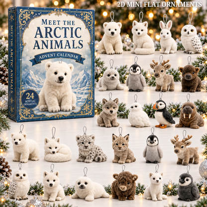Arctic Animals World Advent Calendar 2026 - 24-Day Festive Countdown, Acrylic Charms Blind Box - Gift For Animal Lovers e3094585-64c1-4602-a918-1cc93fbbed53-arctic-text.png