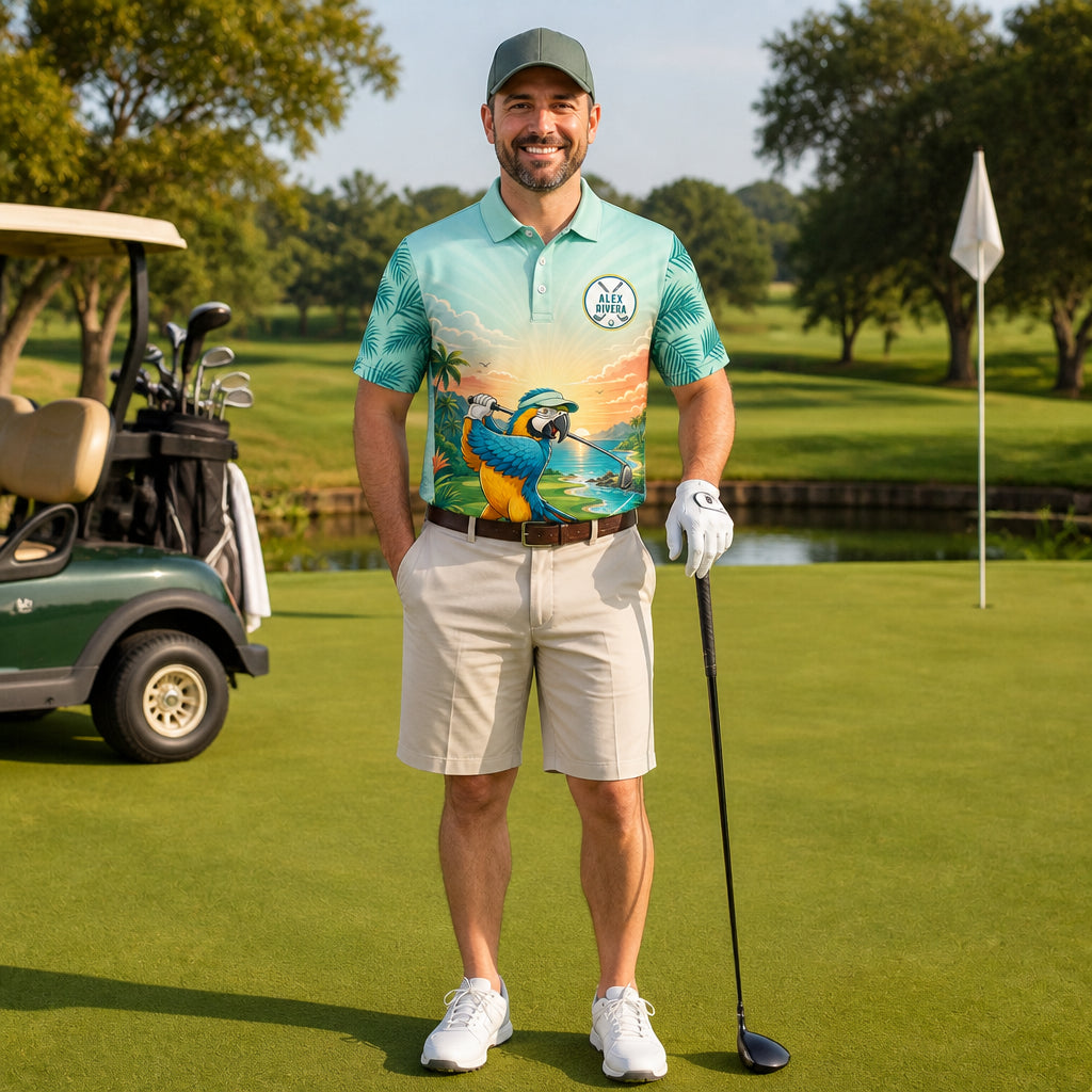 Custom Team Parrot Golf AOP Polo - Personalized Polo shirt - All over printed e4e486c8-4e00-4b06-8e18-3888275f2815.jpg