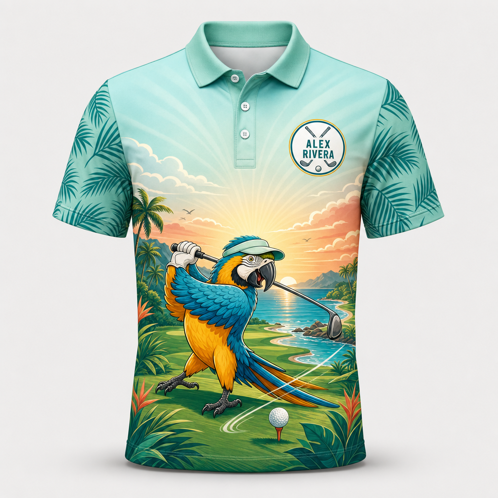 Custom Team Parrot Golf AOP Polo - Personalized Polo shirt - All over printed e56a904b-e95f-4108-848b-6a7552c3e8d9.png