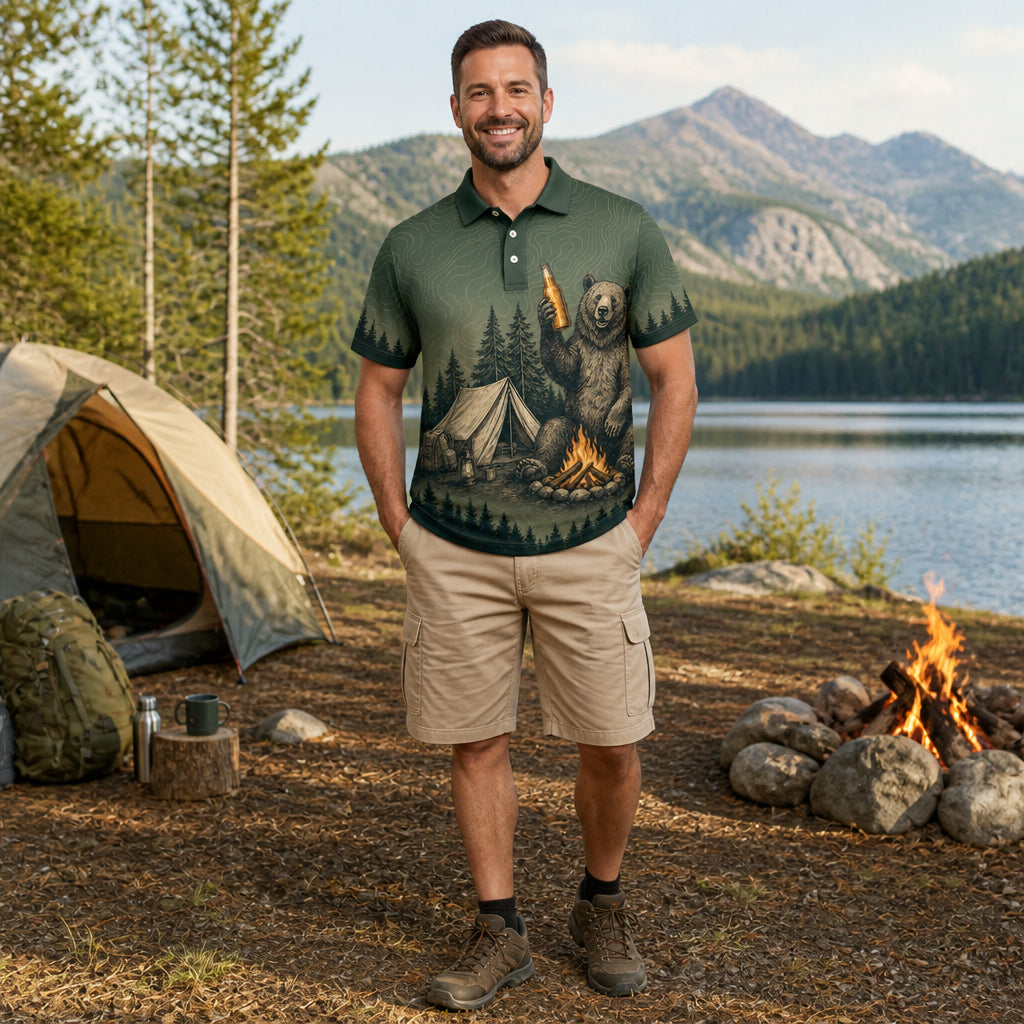 Camping Beer Story AOP Polo - Polo shirt - All over printed e5e15529-e989-48e2-9d4e-d0bebdf0bb57.jpg