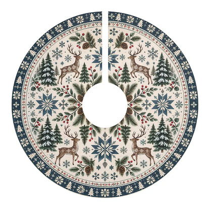 Nordic Christmas Tree Skirt – Scandinavian Snowflake & Reindeer Design – Rustic Winter Holiday Tree Decor – Cozy Christmas Home Accent e5f5c120-5377-4b8f-88ff-82d4924f577d-il_794xN.8525404398_bew6.webp
