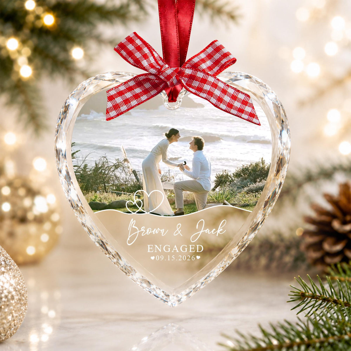 Custom Engagement Photo Ornament, Engagement Ornament, Couple Photo Engaged Ornament, Marriage Proposal Gift,Wedding Newlywed Photo Keepsake e654cb00-159a-4f92-a448-e065c3203436-7.jpg