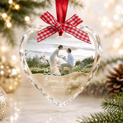 Custom Engagement Photo Ornament, Engagement Ornament, Couple Photo Engaged Ornament, Marriage Proposal Gift,Wedding Newlywed Photo Keepsake e654cb00-159a-4f92-a448-e065c3203436-7.jpg