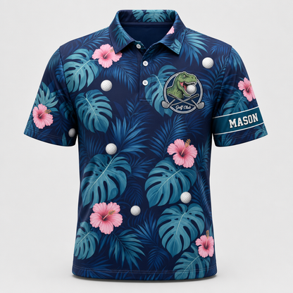 Back Nines Matter Dino Golf AOP Polo with Sleeve Name - Personalized Polo shirt - All over printed e66057ab-a66f-430f-b683-fd1a2dc773e4.png