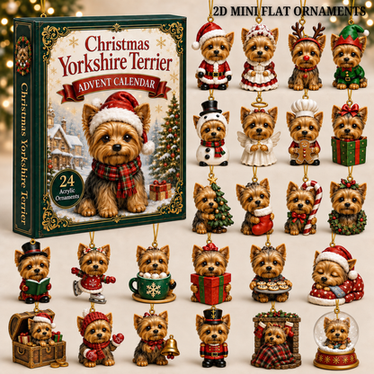 Christmas Yorkshire Terrier Advent Calendar 2026 - 24-Day Festive Countdown, Acrylic Charms Blind Box - Gift For Dog Lovers e791cde5-0e68-4b07-8b84-9c2fb8d759fd-yorkshire-text.png