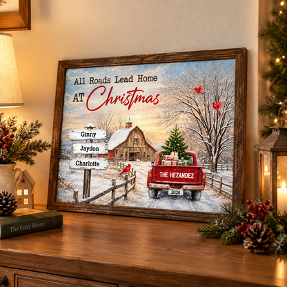 All Roads Lead Home At Christmas - Personalized Poster/Canvas e7b89096-d5bf-4cfa-939d-c77494e11f25-chatgpt-3-.png